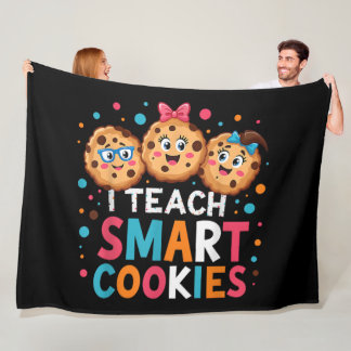 Couverture Polaire J'enseigne aux cookies intelligents professeur de 