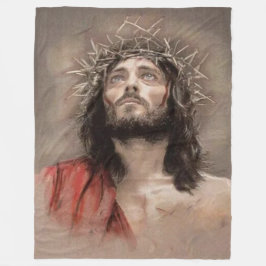 Couverture Polaire JÉSUS avec THORNS