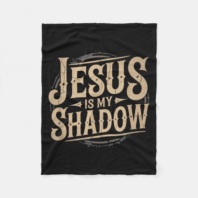 Couverture Polaire Jesus Is My Shadow Religious Fun Tee  (Devant)