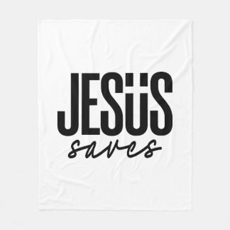 COUVERTURE POLAIRE JÉSUS SAUVE