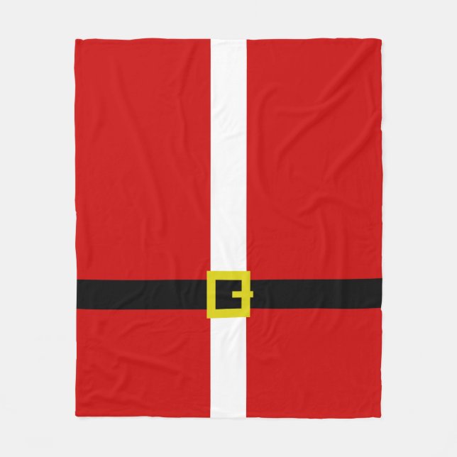 Couverture Polaire Jet de Noël du costume | de Père Noël (Devant)