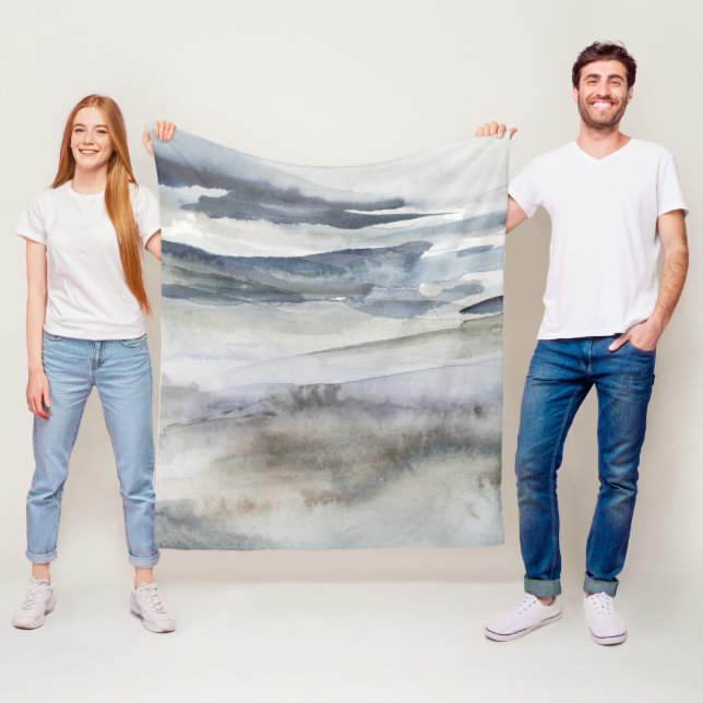 Couverture Polaire Jet de sel neutre (En situation)