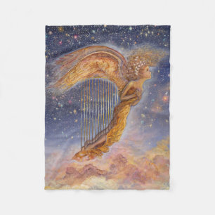 Couverture Polaire Jet d'ouatine d'ange d'harpe