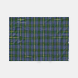Couverture Polaire Jet d'ouatine de cottage de tartan de la