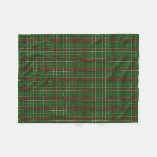 Couverture Polaire Jet d'ouatine de cottage de tartan de Terre-Neuve