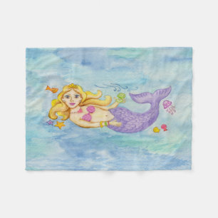 Couverture Polaire Jet d'ouatine de sirène
