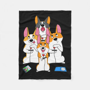 Couverture Polaire Jeu Corgi Vidéo Jeu Graphique Joueur Mème Jeu