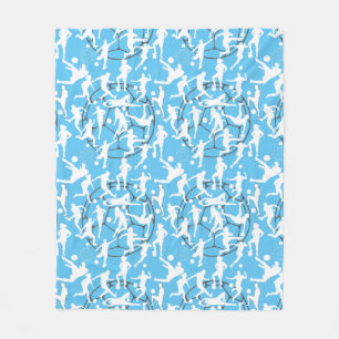 Couverture Polaire Jeu de football Motif.b