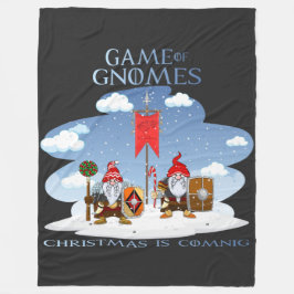 Couverture Polaire Jeu De Gnomes Noël Arrive