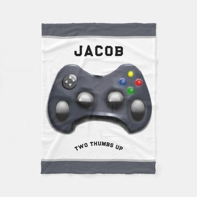 Couverture Polaire Jeu vidéo personnalisé (Devant)