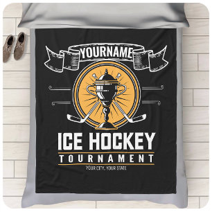 Couverture Polaire Jeux de hockey sur gazon