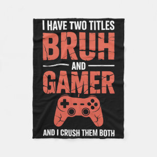 Couverture Polaire Jeux Vidéos Vintages Pour Garçons Brother S