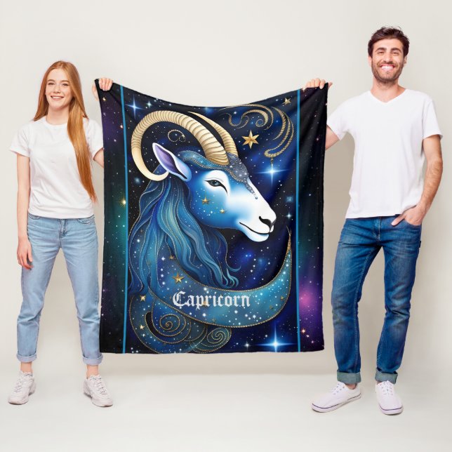 Couverture Polaire Jewel Galaxy Zodiac Capricorne (En situation)