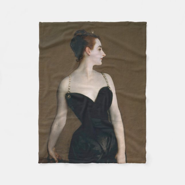 Couverture Polaire John Singer Sargent Madame X Classic Portrait (Devant)
