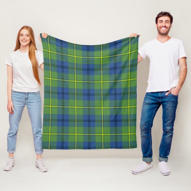 Couverture Polaire Johnston Ancient Plaid (En situation)