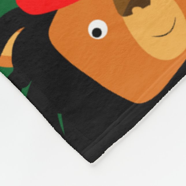 Couverture Polaire Joli Lion Cartoon De Sion (Coin)