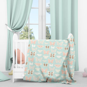 Couverture Polaire Joli Motif de papillons