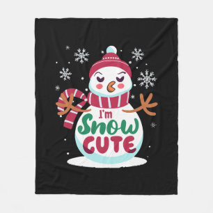 Couverture Polaire Joli Noël ! Embrassez le charme hivernal de Noël
