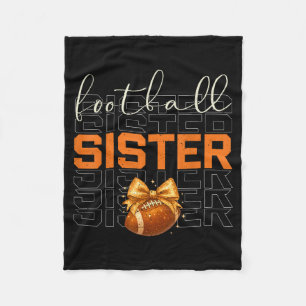 Couverture Polaire Joli Nœud Coquette Srt Fantastique Football Sœur P
