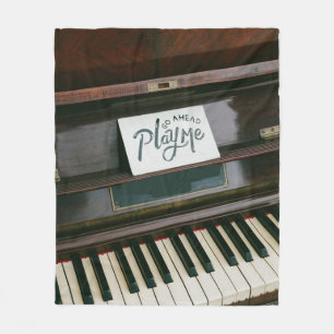 Couverture Polaire Joli piano