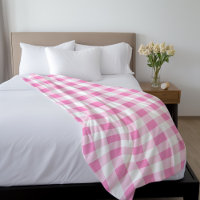 Joli rose En vichy Motif