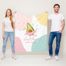 Jolie fille Kawaii Avocado Ballerina Les Jeter
