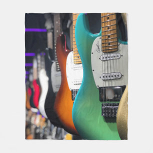 Couverture Polaire Jolie guitare acoustique