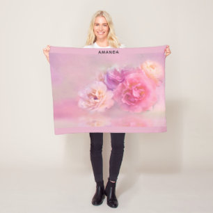 Couverture Polaire Jolie oeillette rose Stylo Photographie