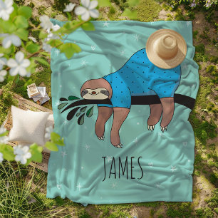 Couverture Polaire Jolie Sloth