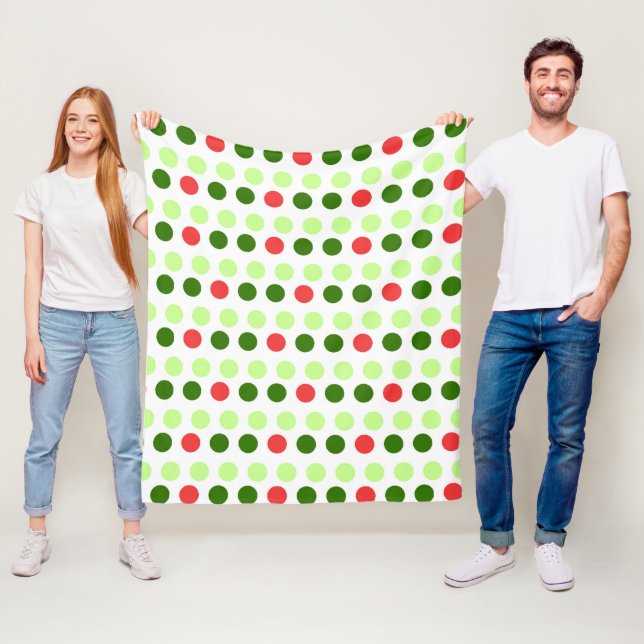 Couverture Polaire Jolly Holiday Polka Dots (En situation)