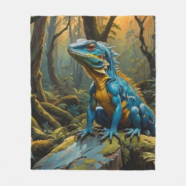Couverture Polaire Jonas Lizard (Devant)