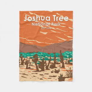 Couverture Polaire Joshua Tree National Park Turkey Flats Sand Dunes