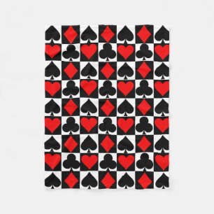 Couverture Polaire Jouer aux cartes
