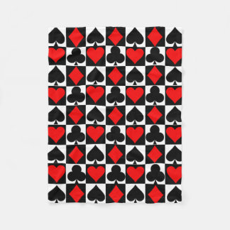Couverture Polaire Jouer aux cartes