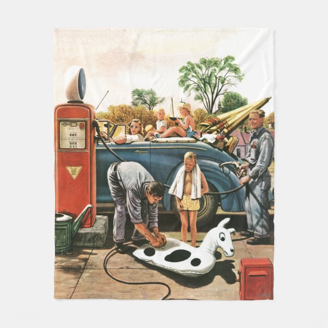 Couverture Polaire Jouet de plage gonflant (Devant)