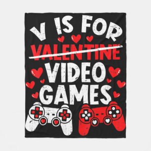 Couverture Polaire Joueur amusant Valentines Jour Boys Vis pour Jeux 