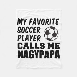 Couverture Polaire Joueur de football favori m'appelle Nagypapa hongr