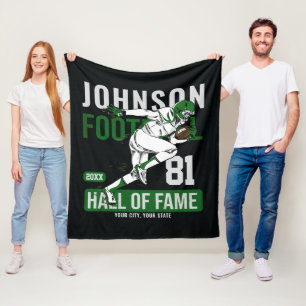 Couverture Polaire JOUEUR DE Football Personnalisé Équipe NUMBER Spor