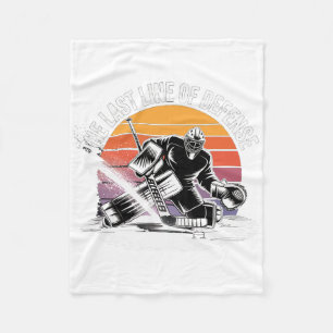 Couverture Polaire Joueur de hockey Box de pénalité Gardien de but de