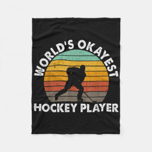 Couverture Polaire Joueur de hockey Moyennement Bon aux Jeux Olympiqu