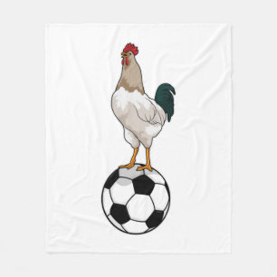 Couverture Polaire Joueur de soccer Rooster Soccer