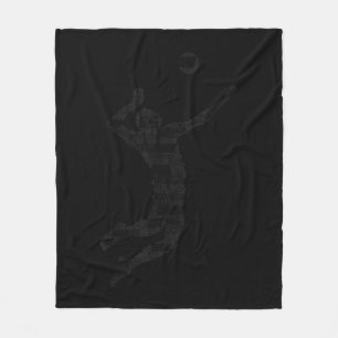 Couverture Polaire Joueur de volley-ball garçons Jeunes Hommes 6