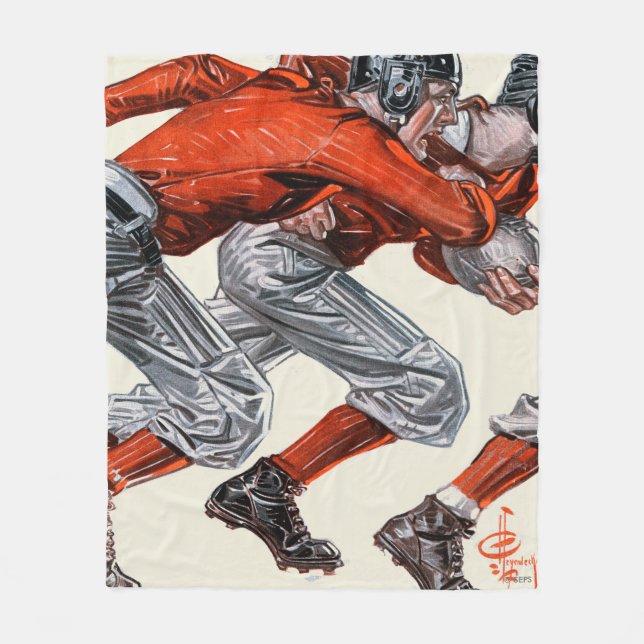 Couverture Polaire Joueurs De Football (Devant)