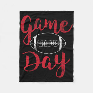 Couverture Polaire Jour de jeu Football mignon Football Top Femmes