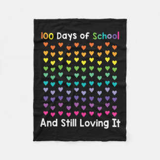 Couverture Polaire Jour De L'École Et Toujours Aimer Il 100 Arc-En-Ci