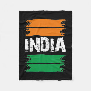 Couverture Polaire Jour de l'Indépendance 15 août 1947 Drapeau indien