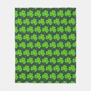 COUVERTURE POLAIRE JOUR DU SHAMROCK GREEN LEAF ST PATRICK