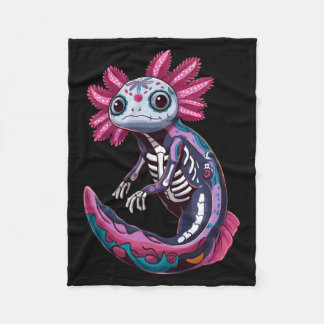 Couverture Polaire Jour Du Squelette Axolotl De L'agence Gouvernement