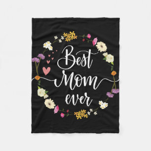 Couverture Polaire Jour Meilleure maman toujours Cadeaux de fille Fil