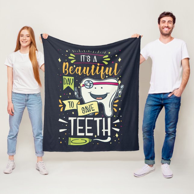 Couverture Polaire Jour pour sauver les dents Hygiéniste dentaire (En situation)